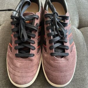 Adidas Maroon and Black Sneakers